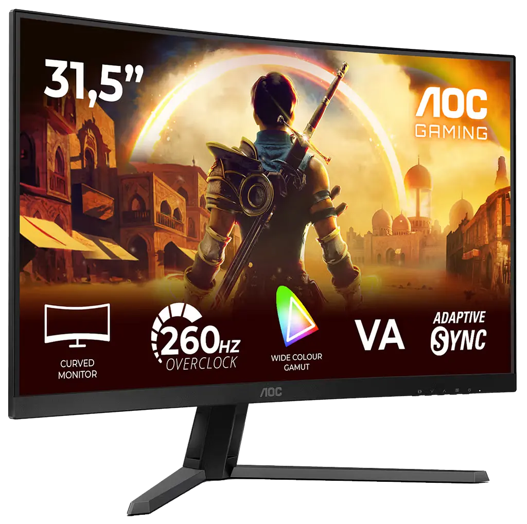 Монітор AOC 31.5" C32G42ZE Black teh0026634 - фото 9