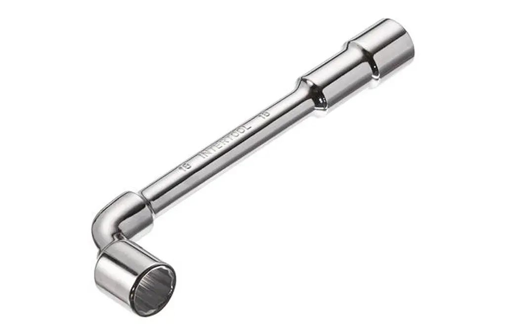 Ключ торцевой L-образный с отверстием Intertool 18 мм - фото 2