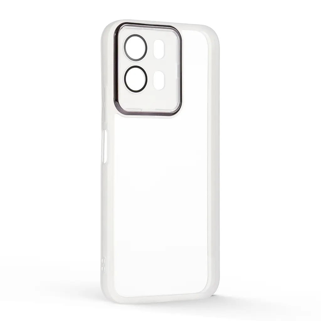 Защитный чехол для OPPO A6 4G/A6S 4G, Shade, белый, TPU+PC, матовый, защита всего корпуса, панель-накладка, противоударный, с большими бортами, амортизирует удары при падениях, ArmorStandart (ARM91067) - фото 2