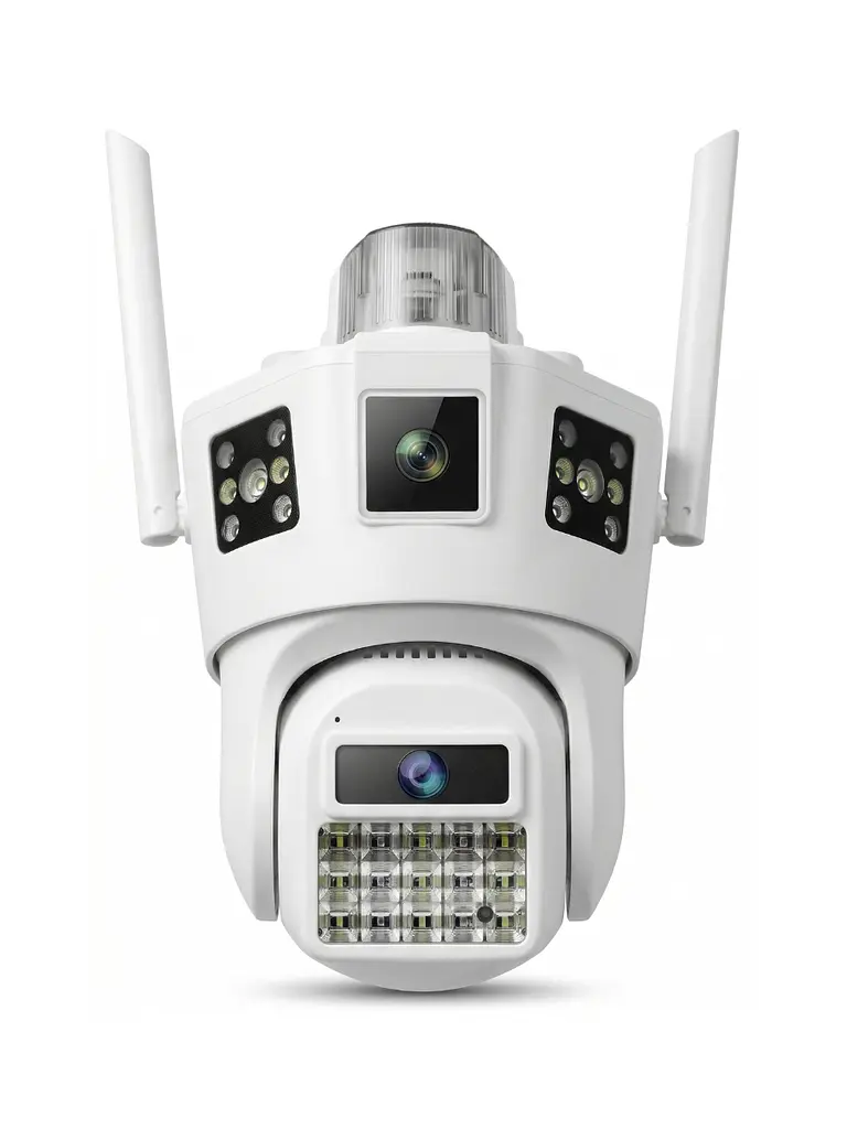 Інтелектуальна IP-камера Wi-Fi HD, IP-66, для зовнішнього та внутрішнього відеоспостереження, поворотна, з Wi-Fi, мікрофоном, - фото 2