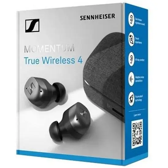 Навушники бездротові TWS Sennheiser MOMENTUM True Wireless 4 (700365) чорні - фото 5