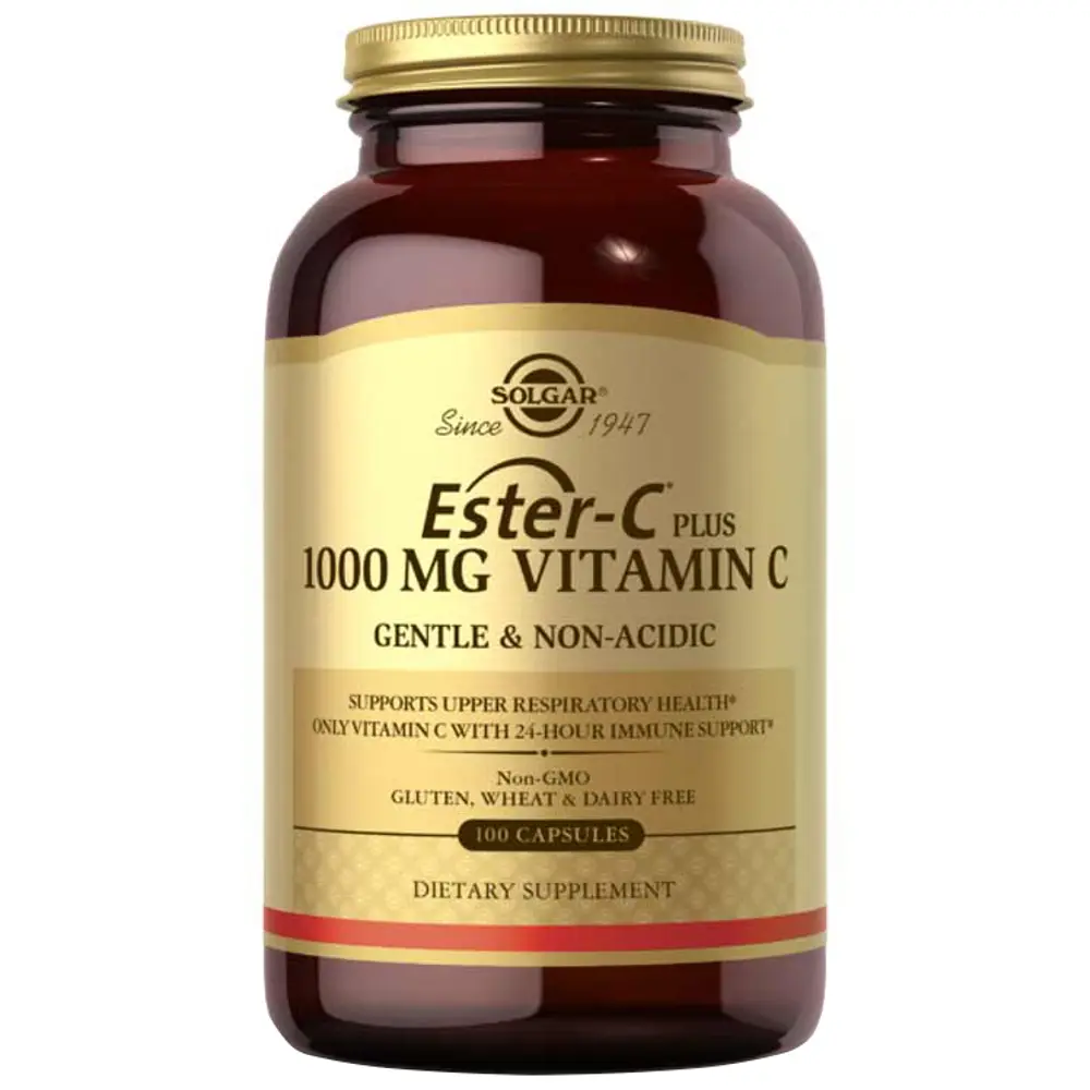 Вітамін С естер плюс Solgar Ester-C Plus Vitamin C 1000 мг 100 капсул - фото 1