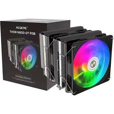 Кулер для процессора Alseye N600-DT-B (AS.01.05.0023) - фото 6