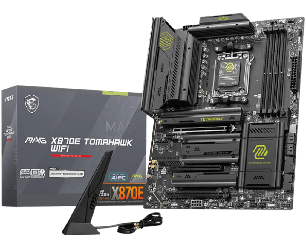 Материнська плата MSI X870E MAG Tomahawk Wi-Fi Socket AM5 (MAG X870E TOMAHAWK WIFI) - фото 5