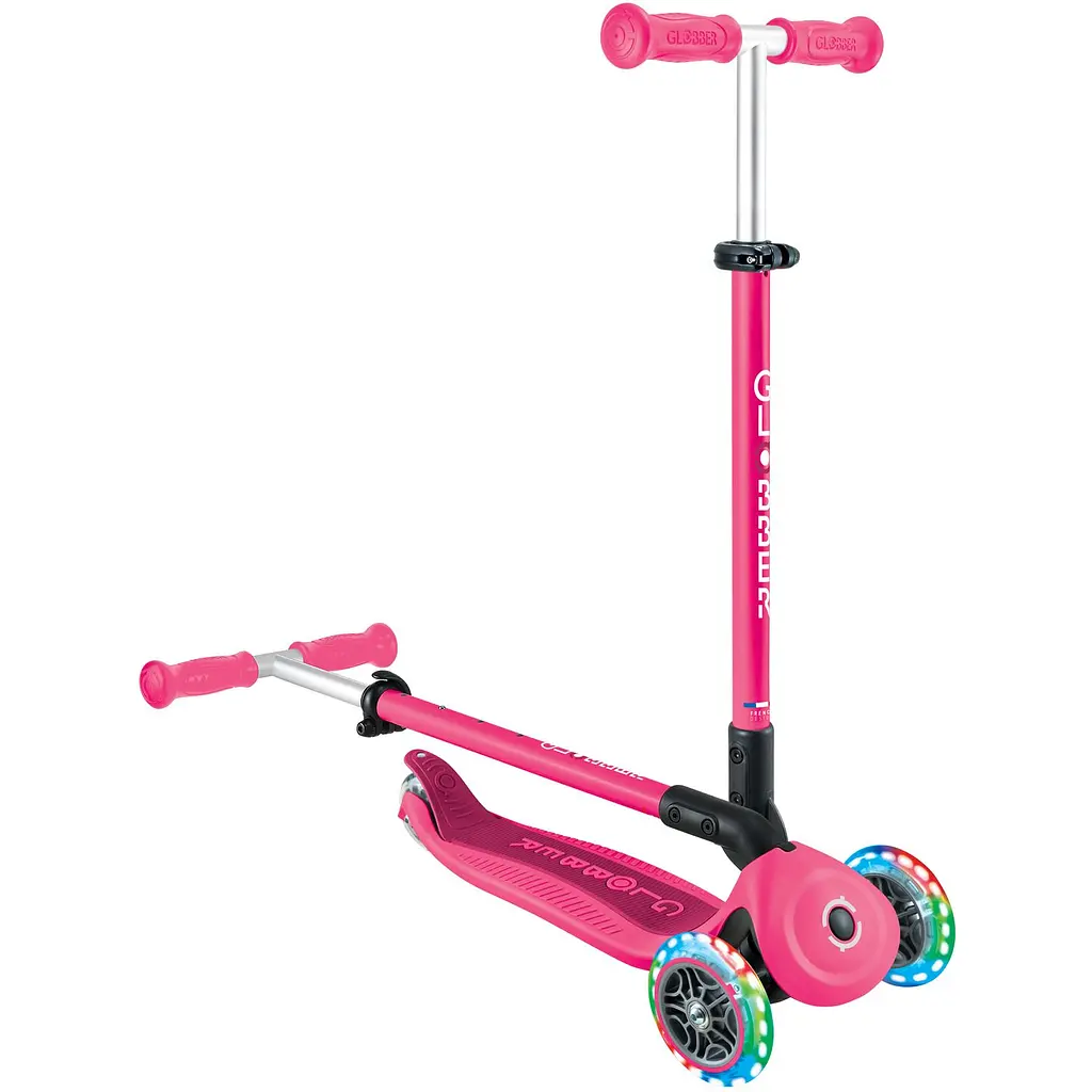 Самокат Globber Go Up Active 1+ до 20/50 кг фісташково-рожевий (744-110) - фото 3