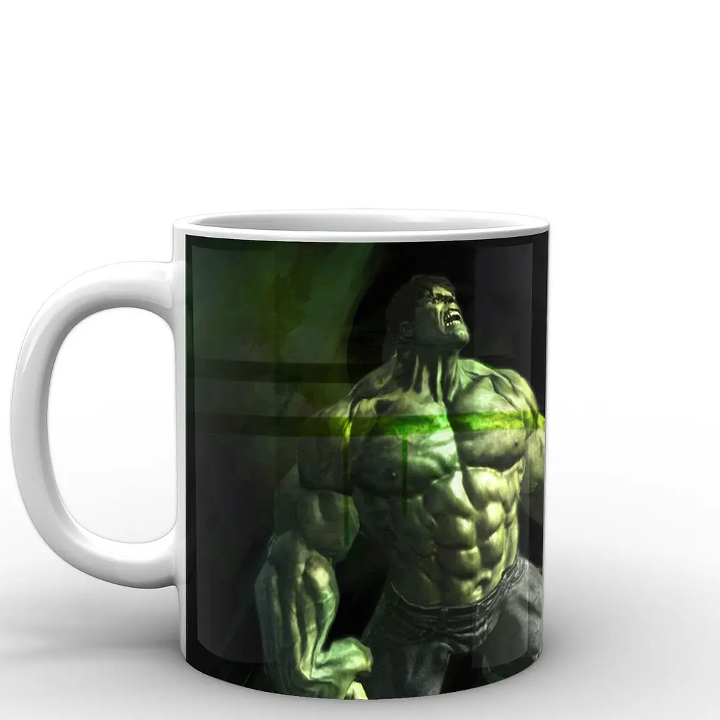 Кухоль GeekLand Халк Hulk hulk HU.02.018 330 мл білий - фото 2