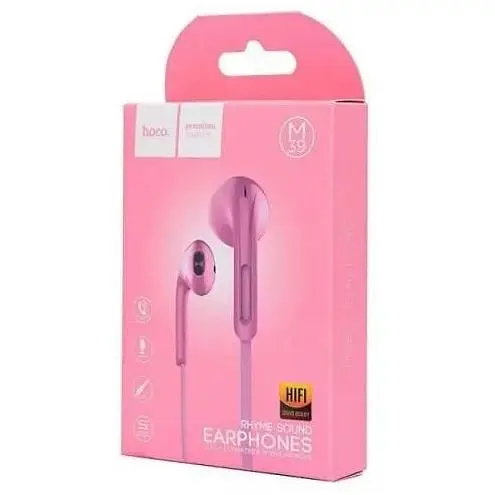 Навушники Hoco M39 Rhyme with mic провідні з мікрофоном чорні 6957531079767 - фото 2