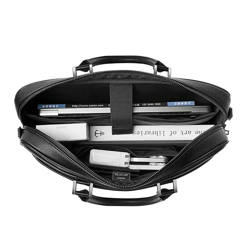 Для ноутбука Wiwu Master Fingerprint Lock Brief Case 16 чорний - фото 6
