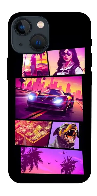 TPU чохол Demsky GTA vibes для Apple iPhone 13 mini (5.4")