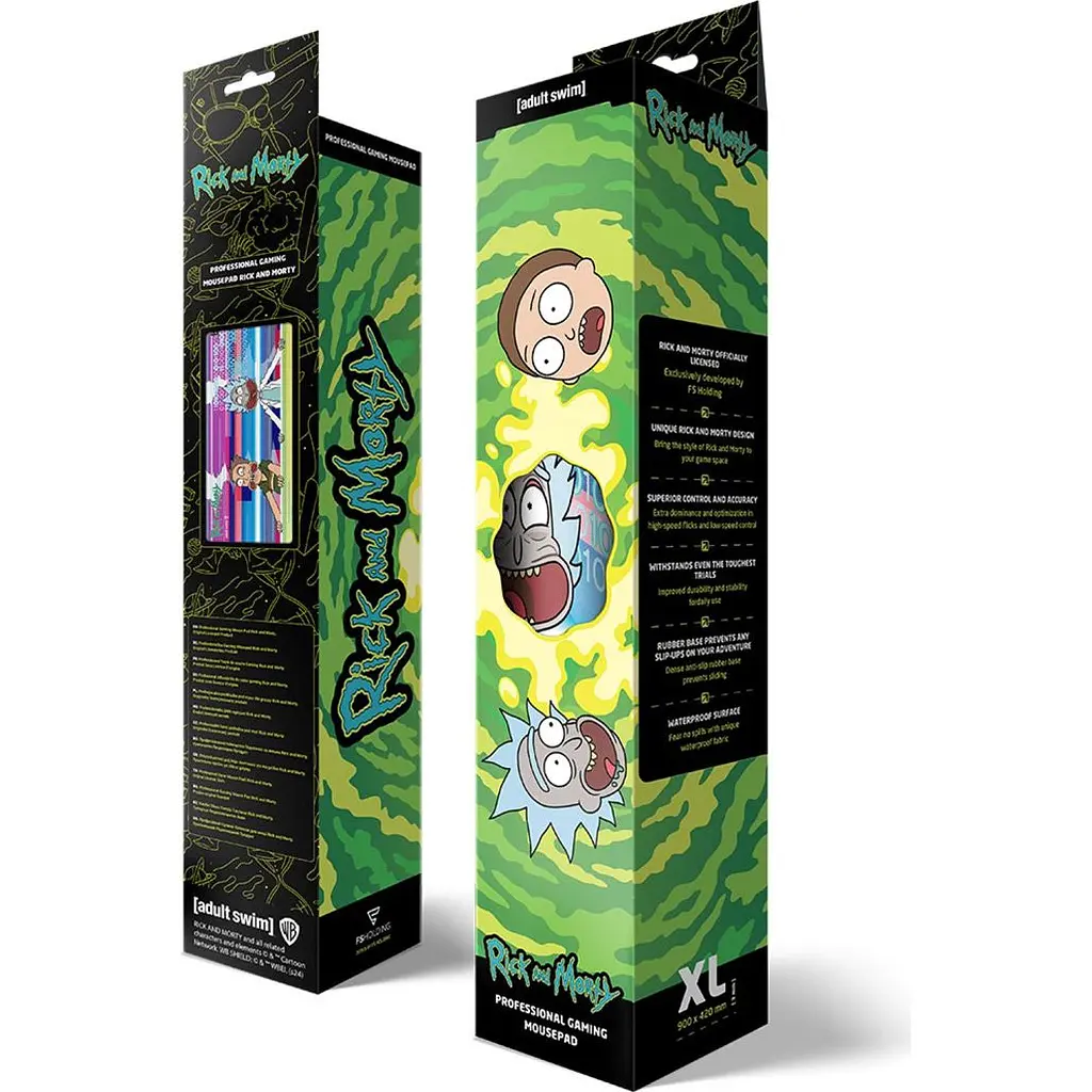 Килимок для миші Warner Brothers Rick and Morty Glitched XL (FWBMPRIMOR24003XL) [169656] - фото 5