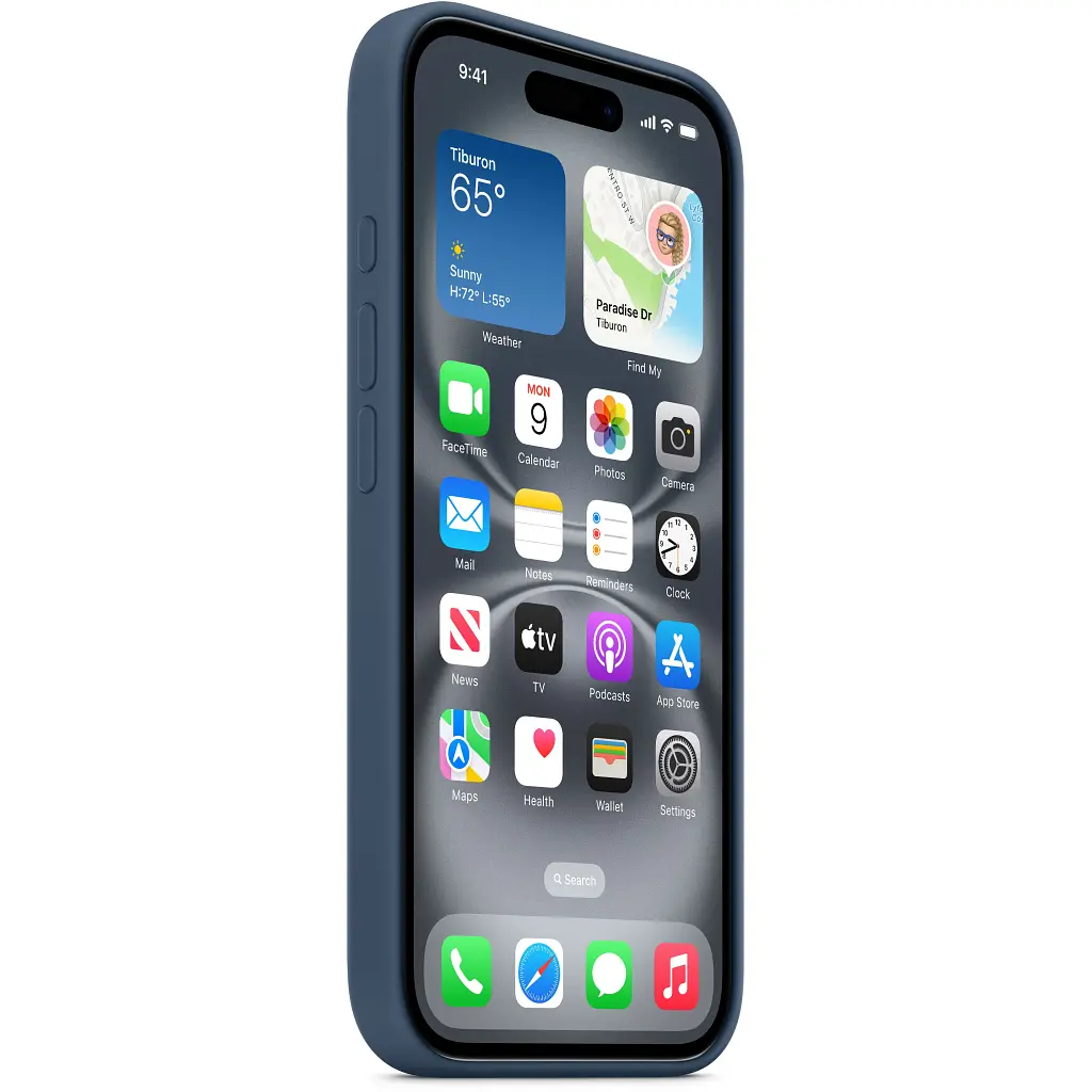 Чохол до мобільного телефона Apple iPhone16 Silicone Case with MagSafe - Denim (MYY23ZM/A) - фото 2