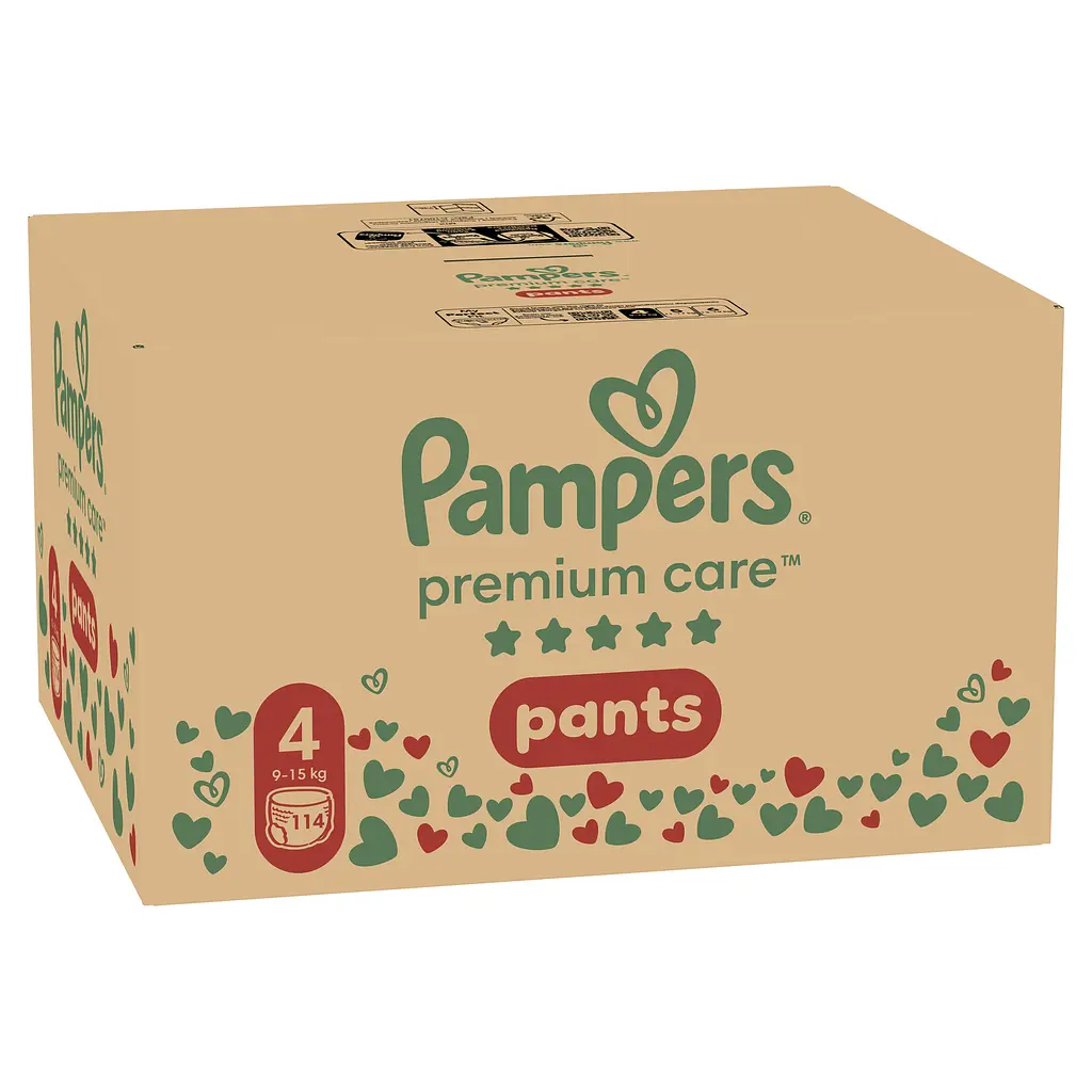 Набір трусики-підгузки Pampers Premium Care Pants Розмір 4 (9-15 кг) 114 шт. - фото 2
