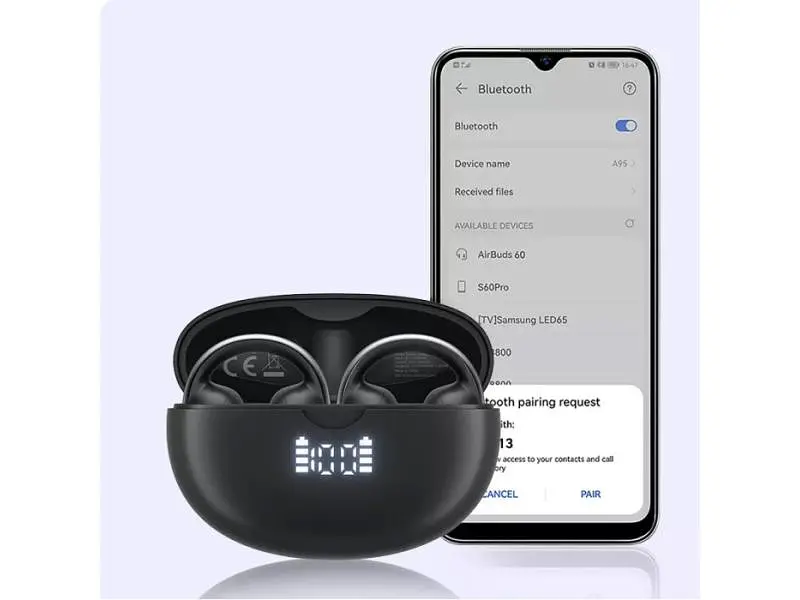 Навушники TWS Blackview AirBuds 13 Lava Black - фото 5