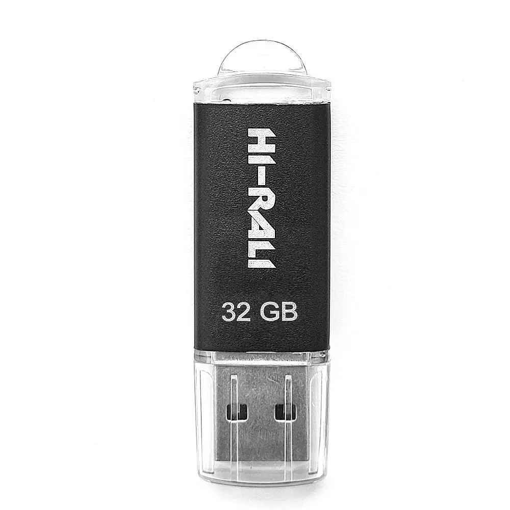 Флеш-накопичувач USB 32GB Hi-Rali Rocket Series Black (HI-32GBVCBK) - фото 6