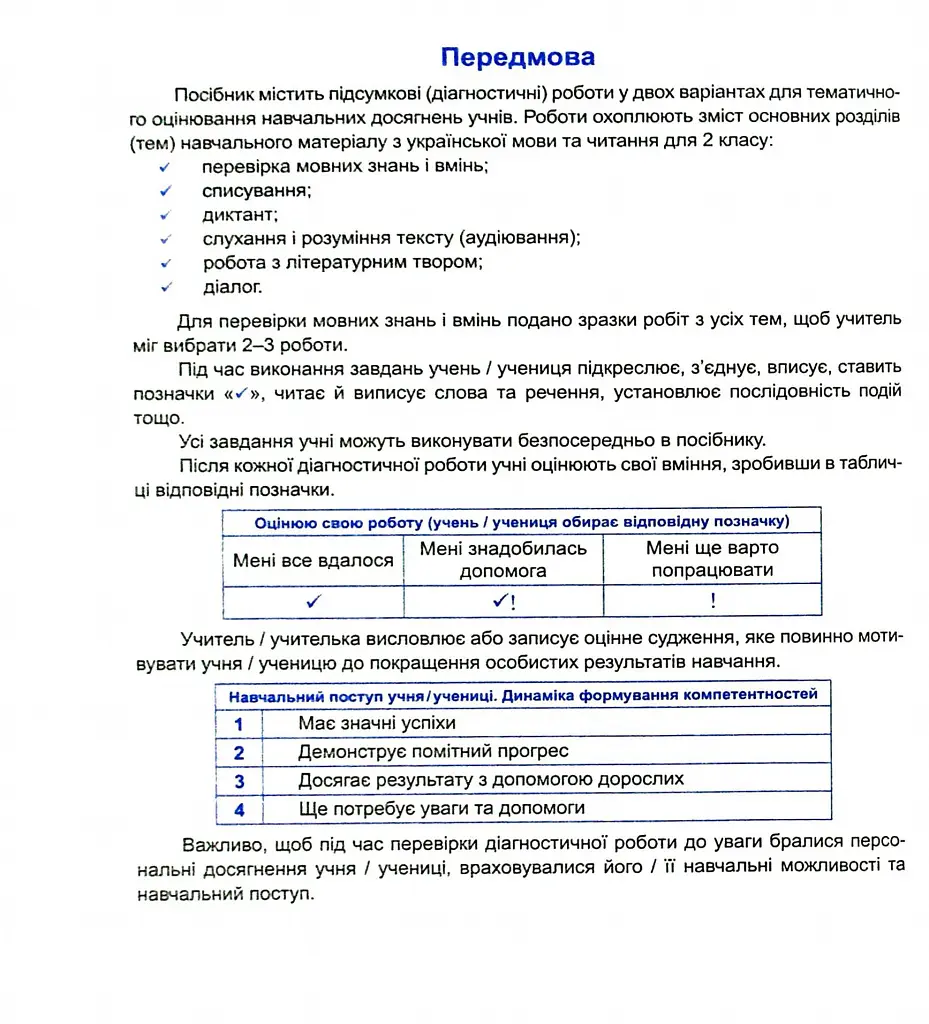 Українська мова та читання. Діагностичні роботи. 2 клас - Ольга Придаток - фото 4