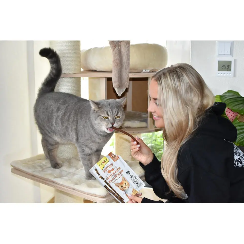 Ласощі для котів GimCat Sticks 4 шт. (індичка та кролик) - фото 4