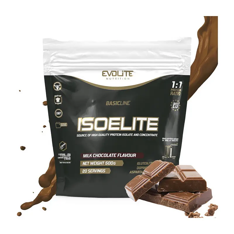Протеин Evolite Nutrition Iso Elite Молочный шоколад 500 г - фото 2