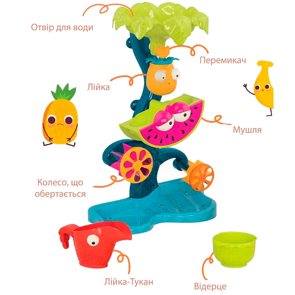 Набор для игры с песком и водой Battat Тропический водопад (BX1659Z) - фото 4