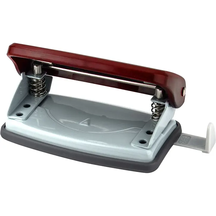 Діркопробивач для паперу Axent Welle-2 з пластиковим верхом 10 аркушів червоний (3810-06-A) - фото 3