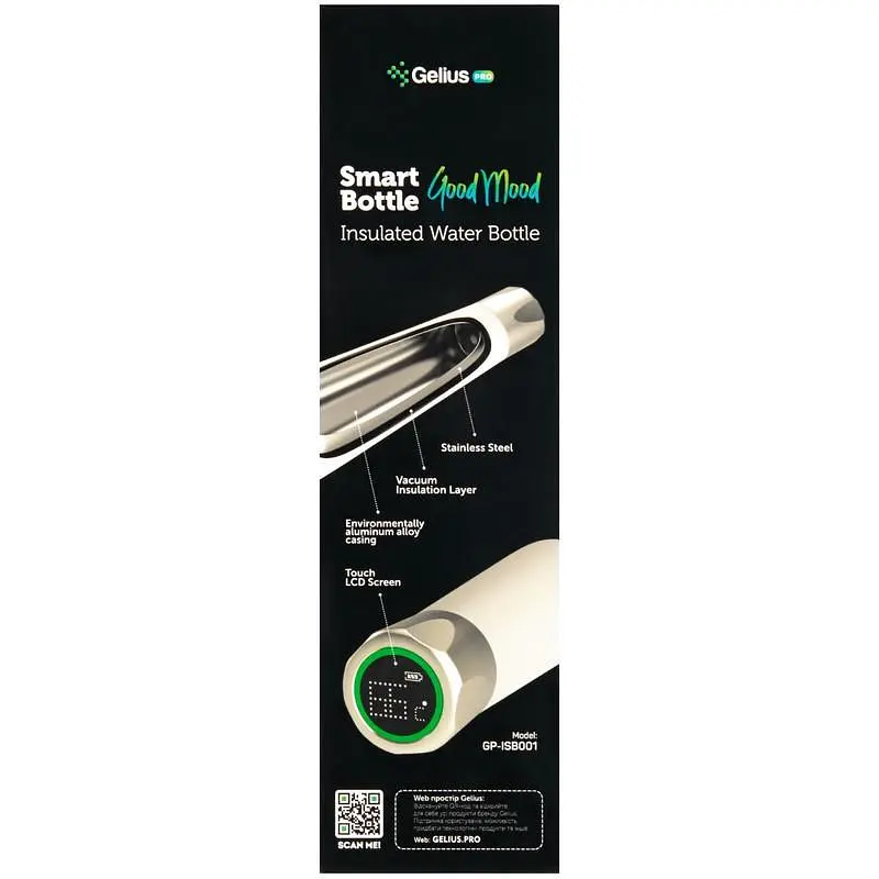 Термос Gelius Smart Bottle GP-SB001 Pink - фото 5