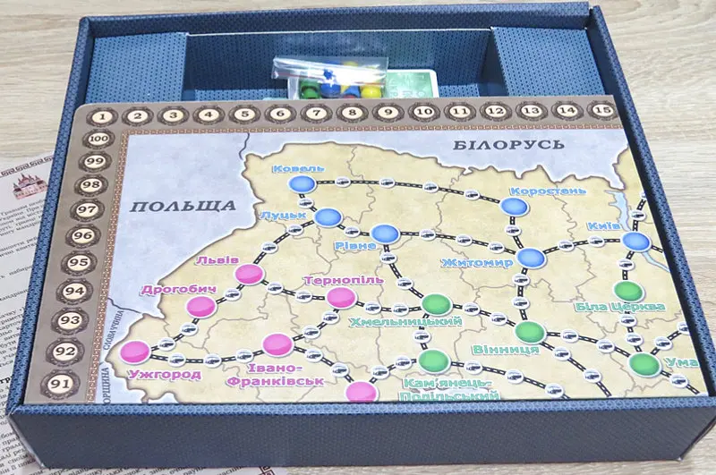 Настольная игра-стратегия "Галопом по Украине", путешествие по городам Украины, для 2-4 игроков, возраст 8+, ARTOS OST-1182 - фото 7