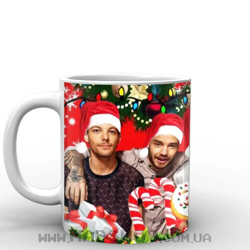 Кухоль GeekLand One Direction Merry Christmas CP 04.124 330 мл білий - фото 3