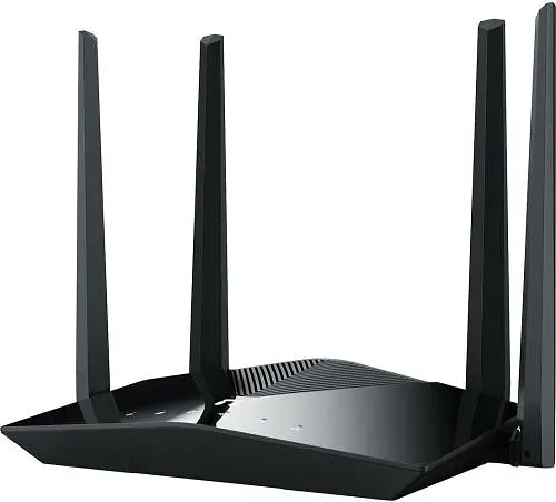Роутер Netis NX10, Black, WiFi 6 (802.11ax), 5GHz (до 1201 Мб/с) / 2.4GHz (до 300 Мб/с), 1xGWAN, 3xGLAN, 4 зовнішні незнімні антени - фото 3
