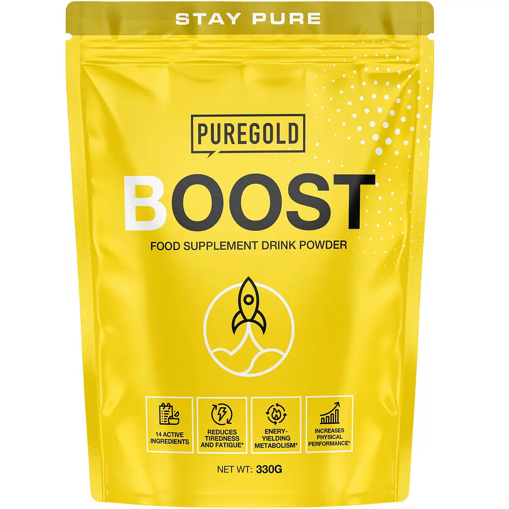 Передтренувальний комплекс Pure Gold Boost Зелене яблуко 330 г