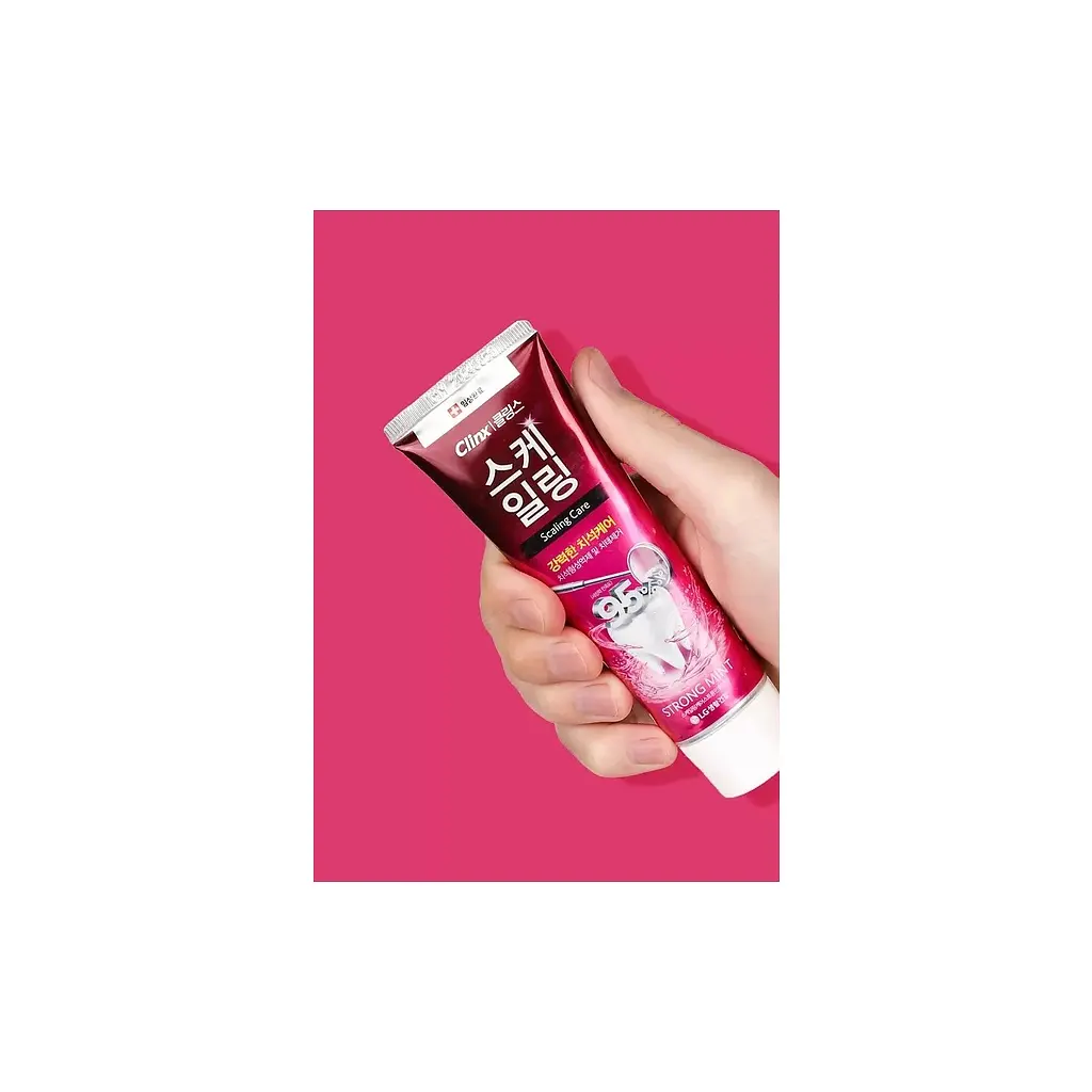 Зубна паста LG Perioe Clinx Cooling Strong Mint Toothpaste 120 г (8801051072846) - фото 4
