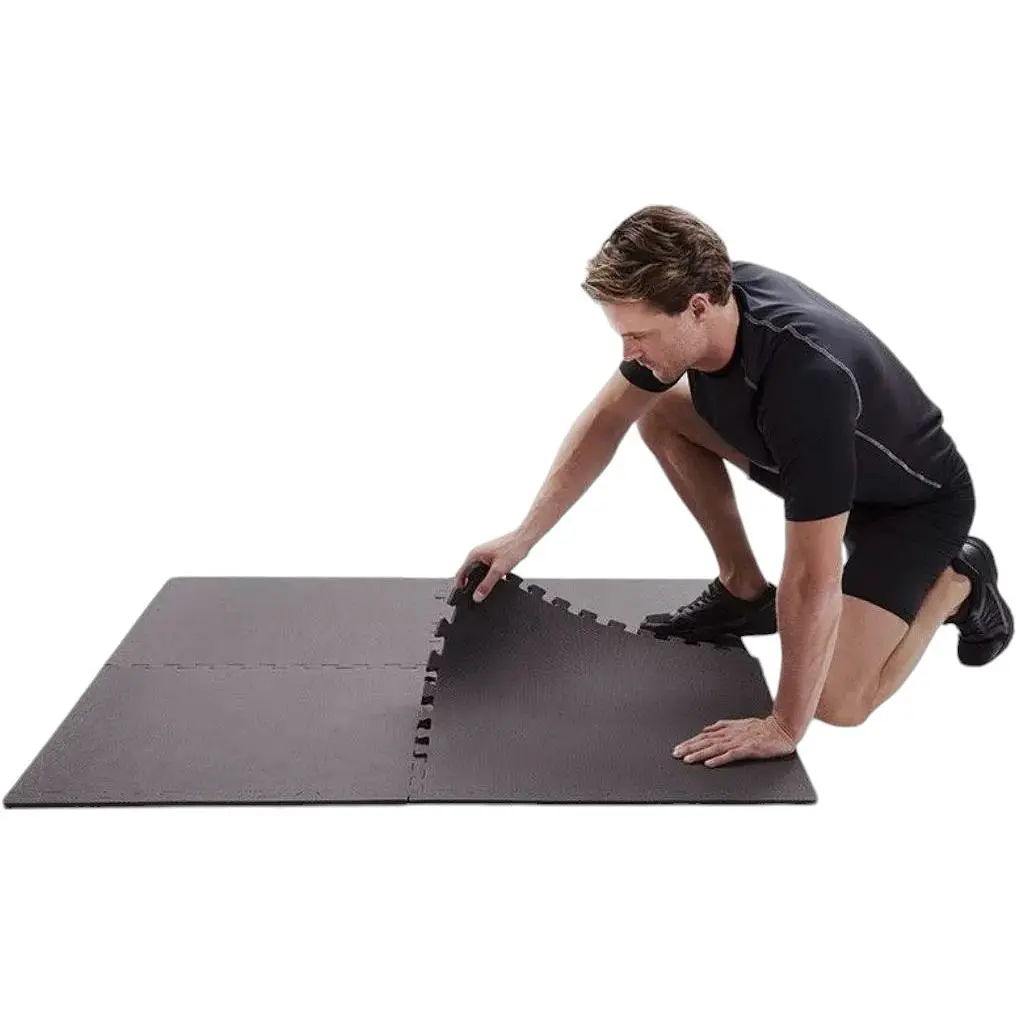 Мат-пазл York Fitness Floor Guard 1.2 см 4 части черный - фото 10