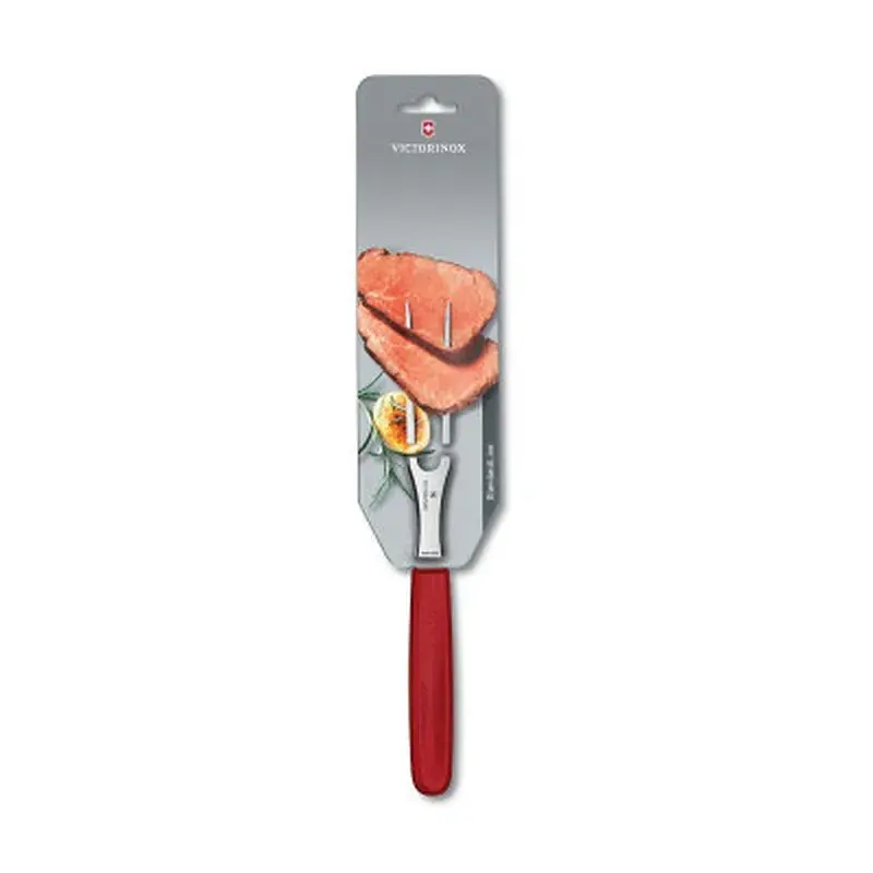 Столова виделка Victorinox SwissClassic Carving Fork 15 cm Red (5.2101.15B) - фото 2