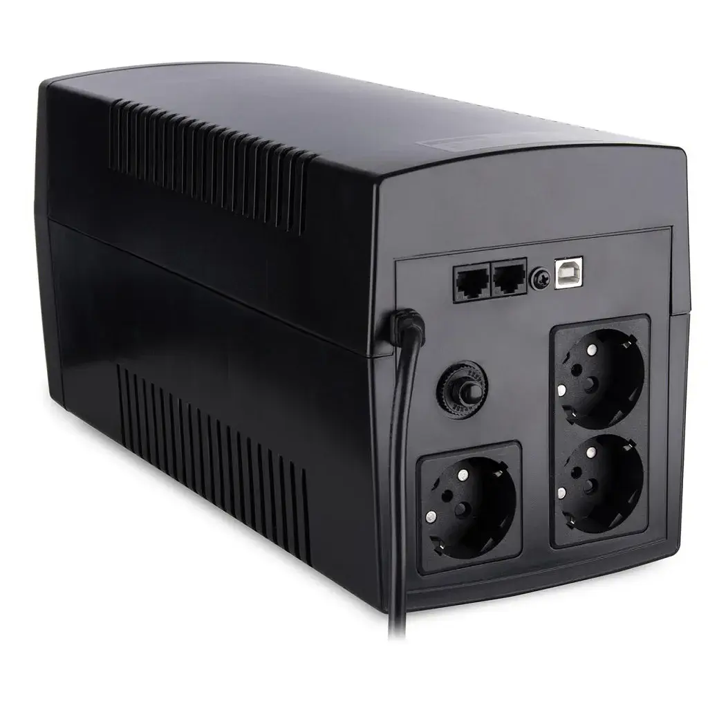 Пристрій безперебійного живлення Vinga LED 1200VA plastic case with USB (VPE-1200PU) - фото 5