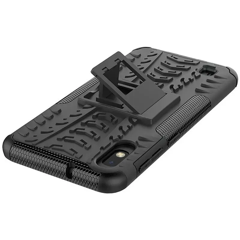 Чохол-накладка Toto Dazzle Kickstand 2 in 1 Case Samsung Galaxy M10 Black - фото 7