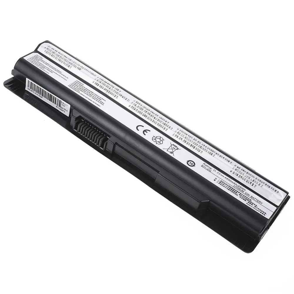 Акумулятор MSI BTY-S14 (FX400, FR600, FX600, FX603, FX610, FX610MX, FX620, GE620, GE620DX, CR650, FR700, FX700, FX720) 11.1V 4400 mAh Black - фото 2