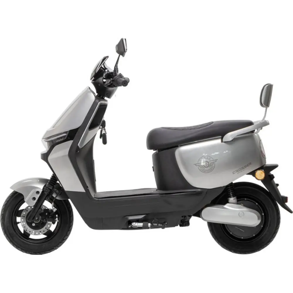 Электроскутер Двухместный Crosser CR14 (1000W, 72V/24Ah) Серый  - фото 4