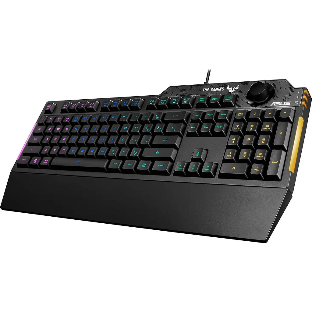 Клавіатура ASUS TUF Gaming K1 RBB USB Black (90MP01X0-BKMA00) - фото 3