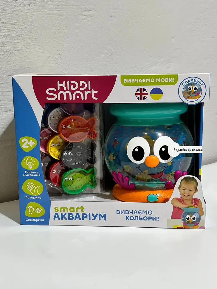 Интерактивная обучающая игрушка Kiddi Smart Smart-Аквариум 207659 на украинском и английском языках - фото 2