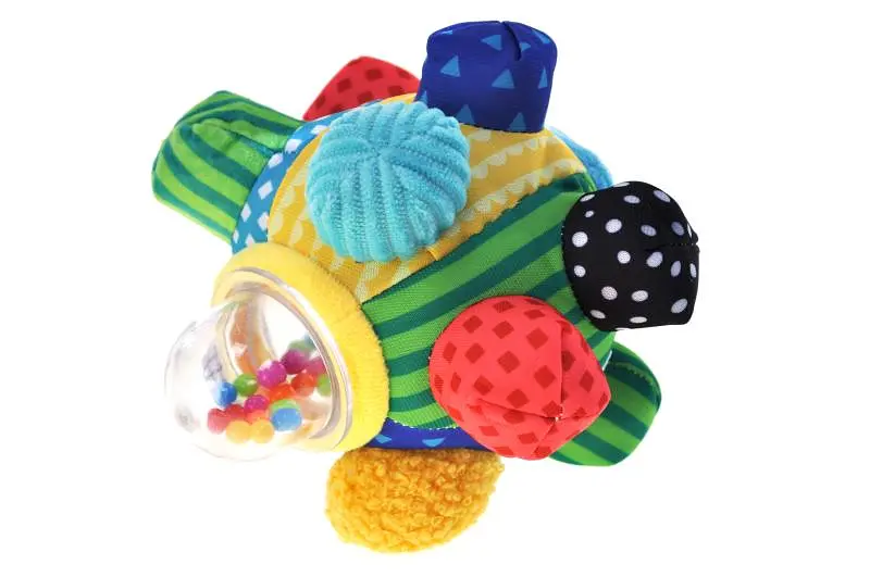 М'яка брязкальце м'яч Baby Soothing Ball 036-1 у коробці YG Toys - фото 4