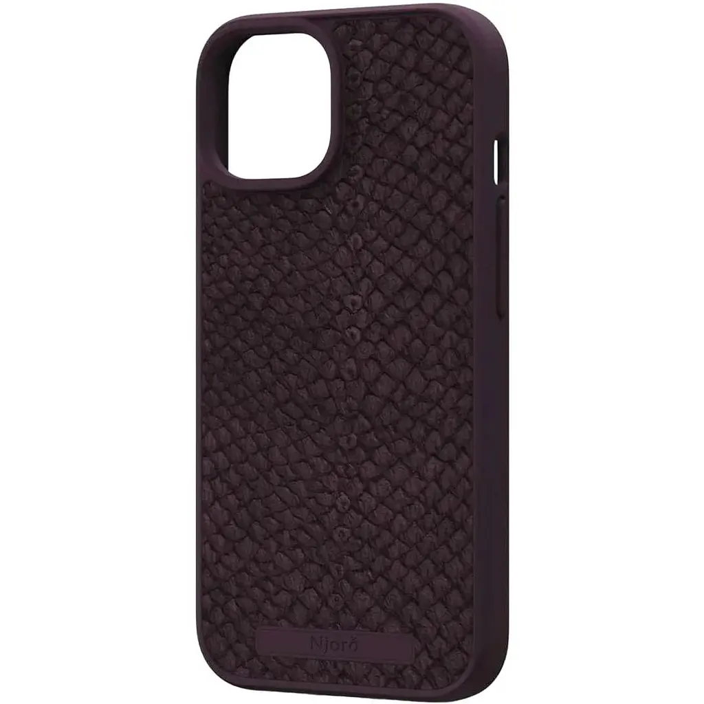 Чехол-накладка Njord Salmon Leather MagSafe Case Rust для iPhone 15 (NA51SL03) - фото 2