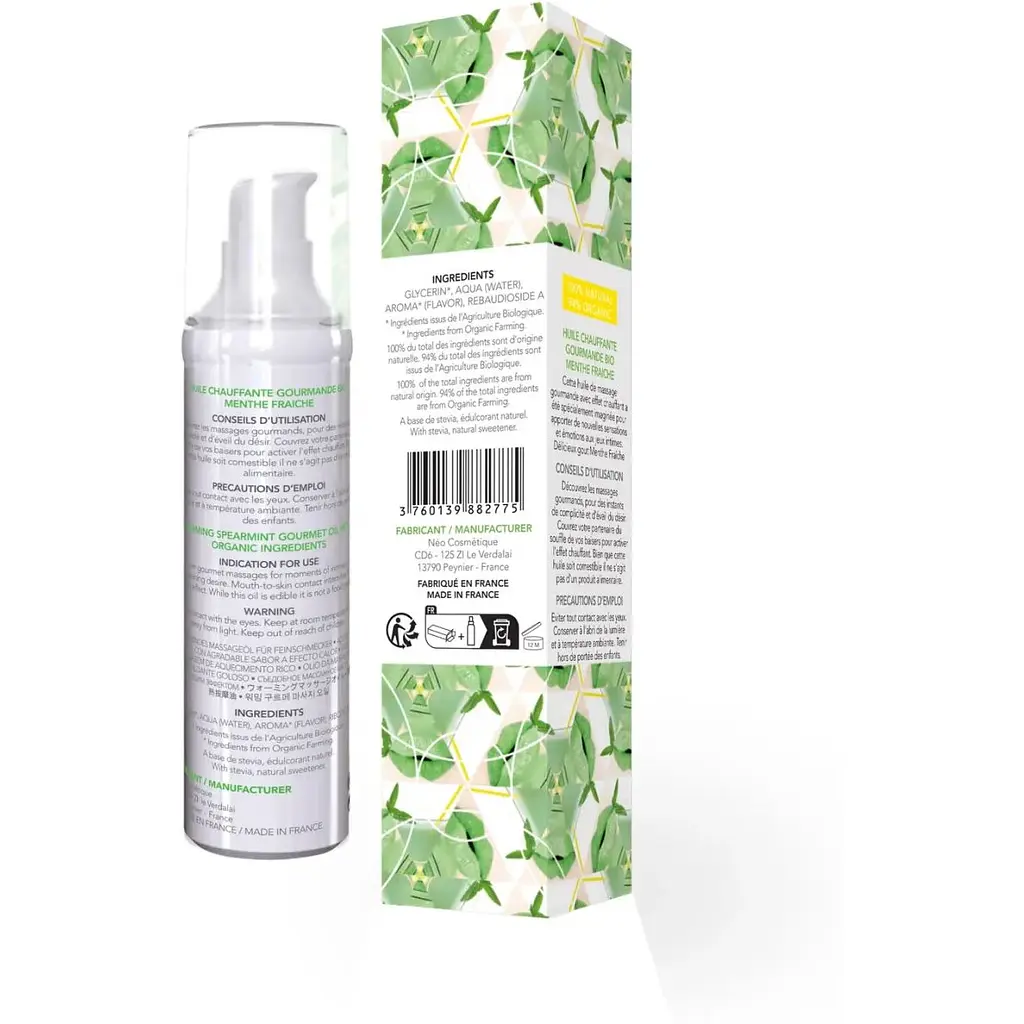Масажна олія Exsens Organic Spear Mint 50 мл - фото 2