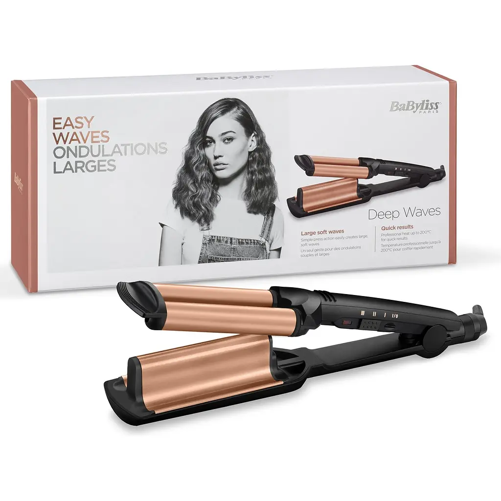 Плойка Babyliss гофре чорна (W2447E) - фото 3