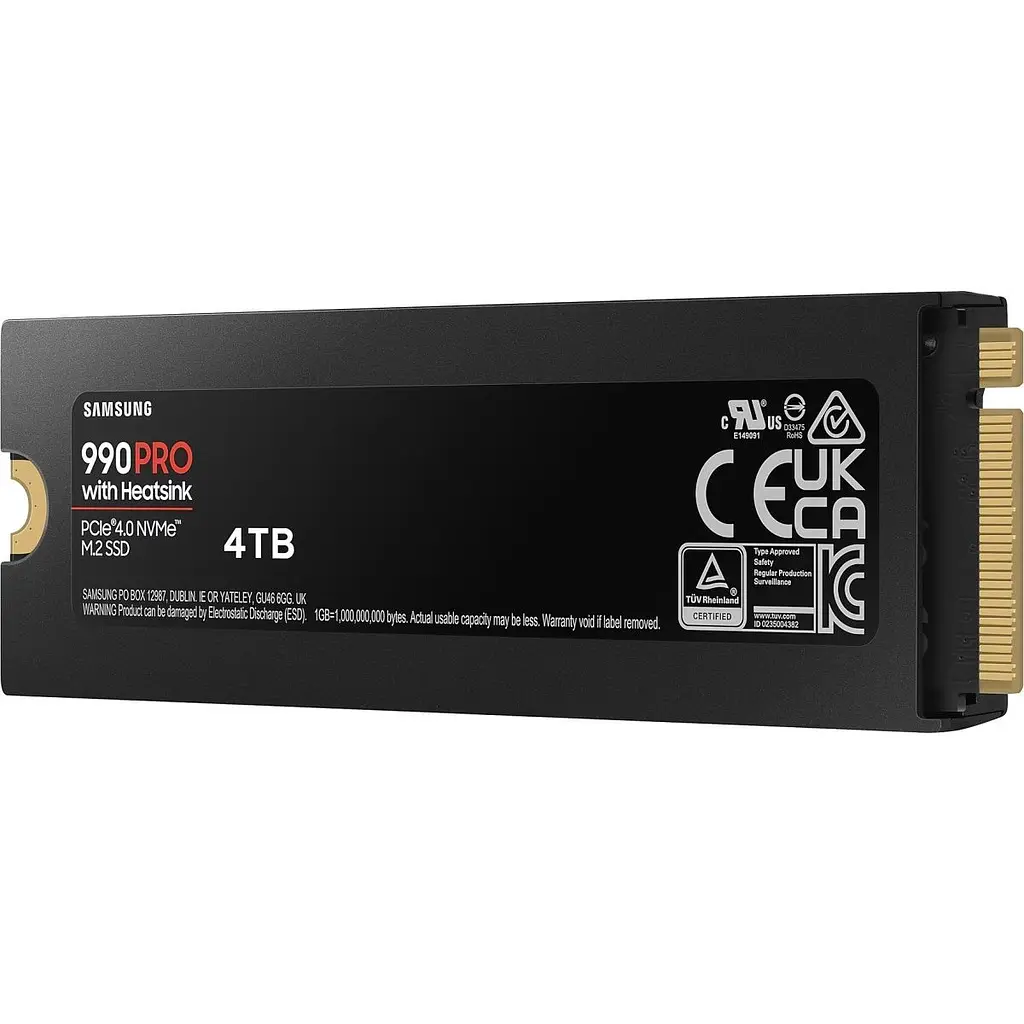 SSD накопичувач Samsung 990 PRO with Heatsink 4TB (MZ-V9P4T0GW) [137334] - фото 4