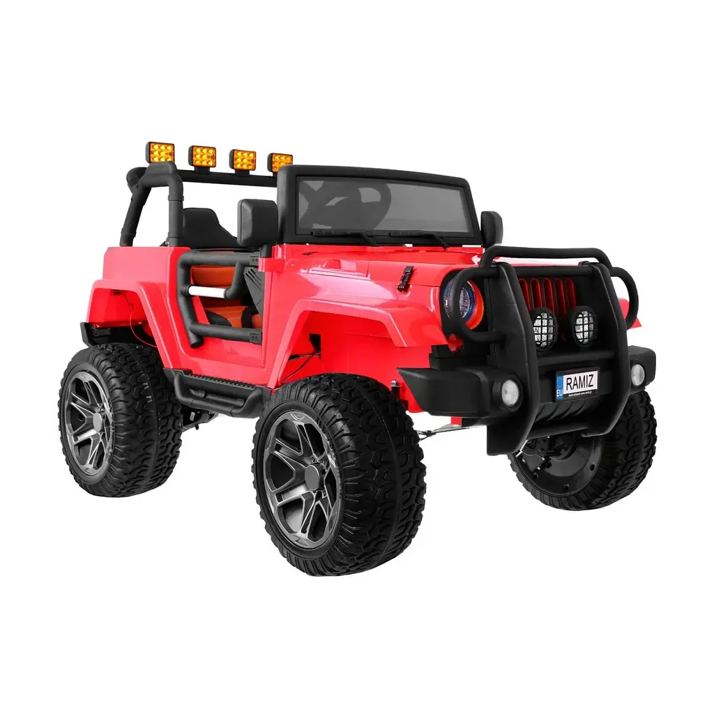 Электромобиль Ramiz Monster Jeep 4x4 2х12 В на пульте управления, Black (PA.WXE1688.CZ) - фото 7