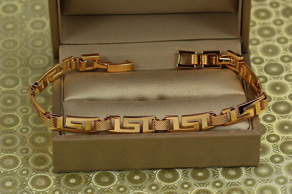Браслет Xuping Jewelry Лора 19 см 6 мм золотистий