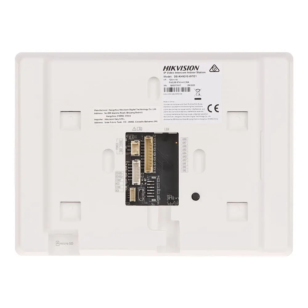 Відеодомофон DS-KH9310-WTE1 Hikvision (99-00003110) - фото 4
