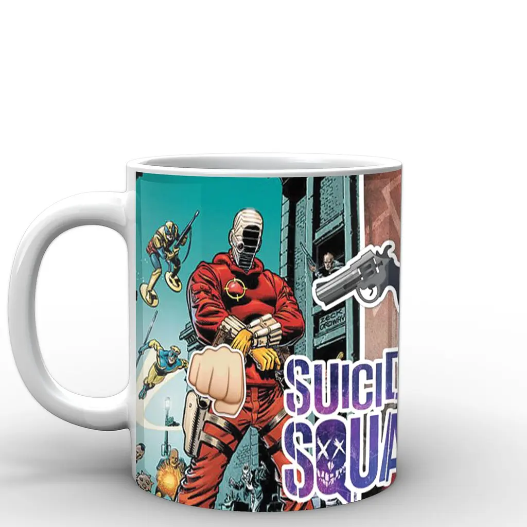 Кухоль GeekLand Загін Самогубців Suicide Squad Дедшот SS.02.034 330 мл білий - фото 2