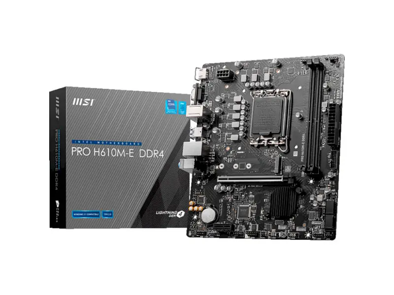 Материнська плата MSI PRO H610M-E DDR4