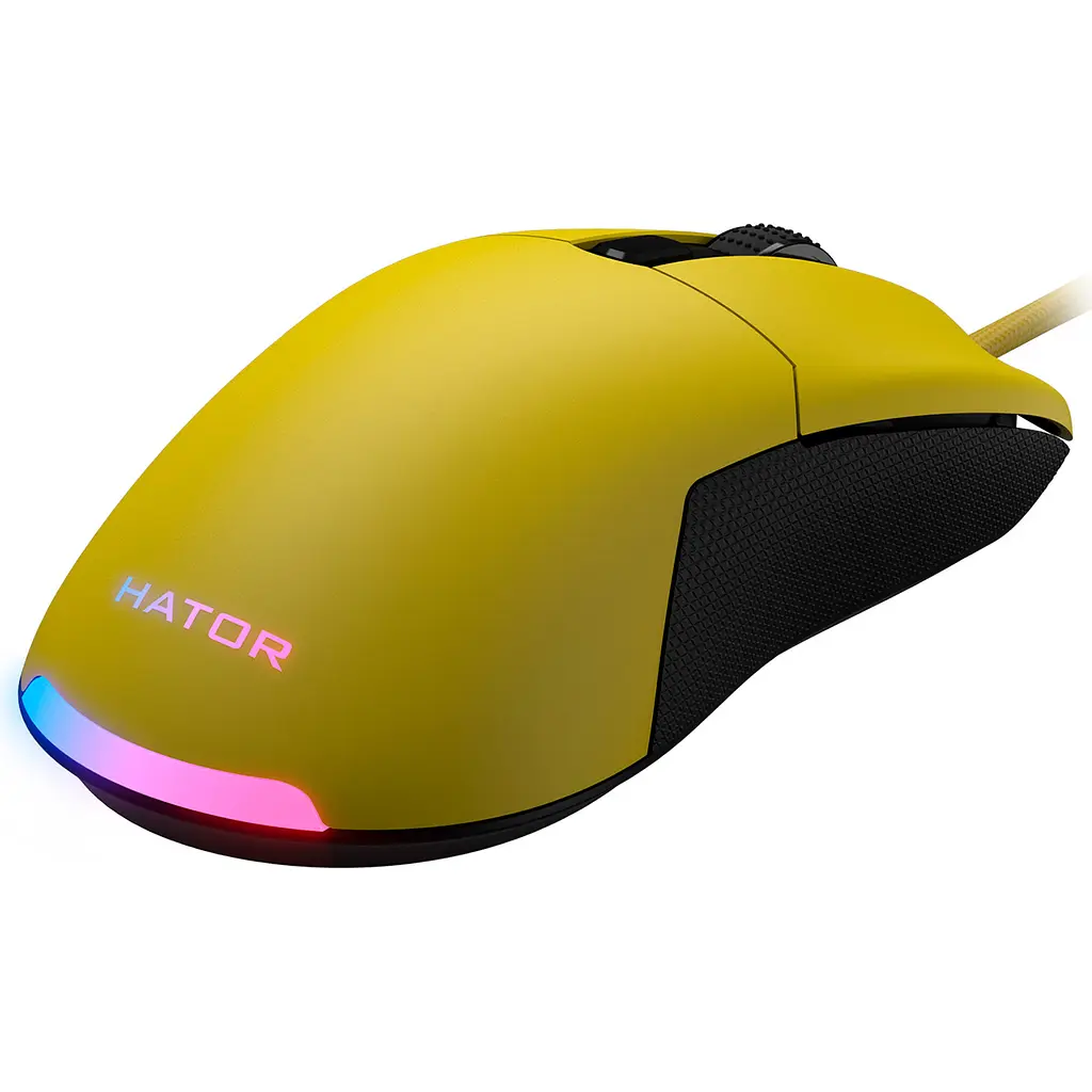 Мышь Hator Pulsar 2 USB Yellow [HTM-512] [104825] - фото 4