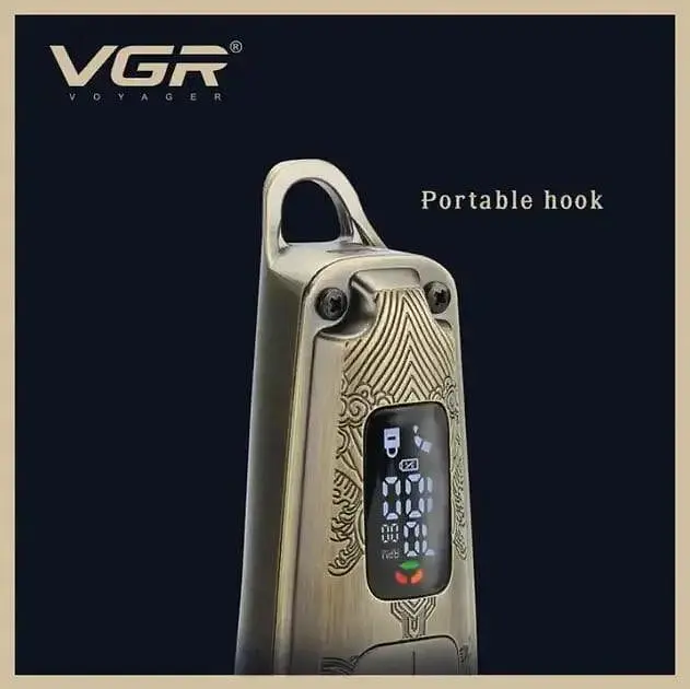 Машинка для стрижки VGR V-901 • Триммер для волос с дисплеем и 4 насадками 1600 мАч - фото 3