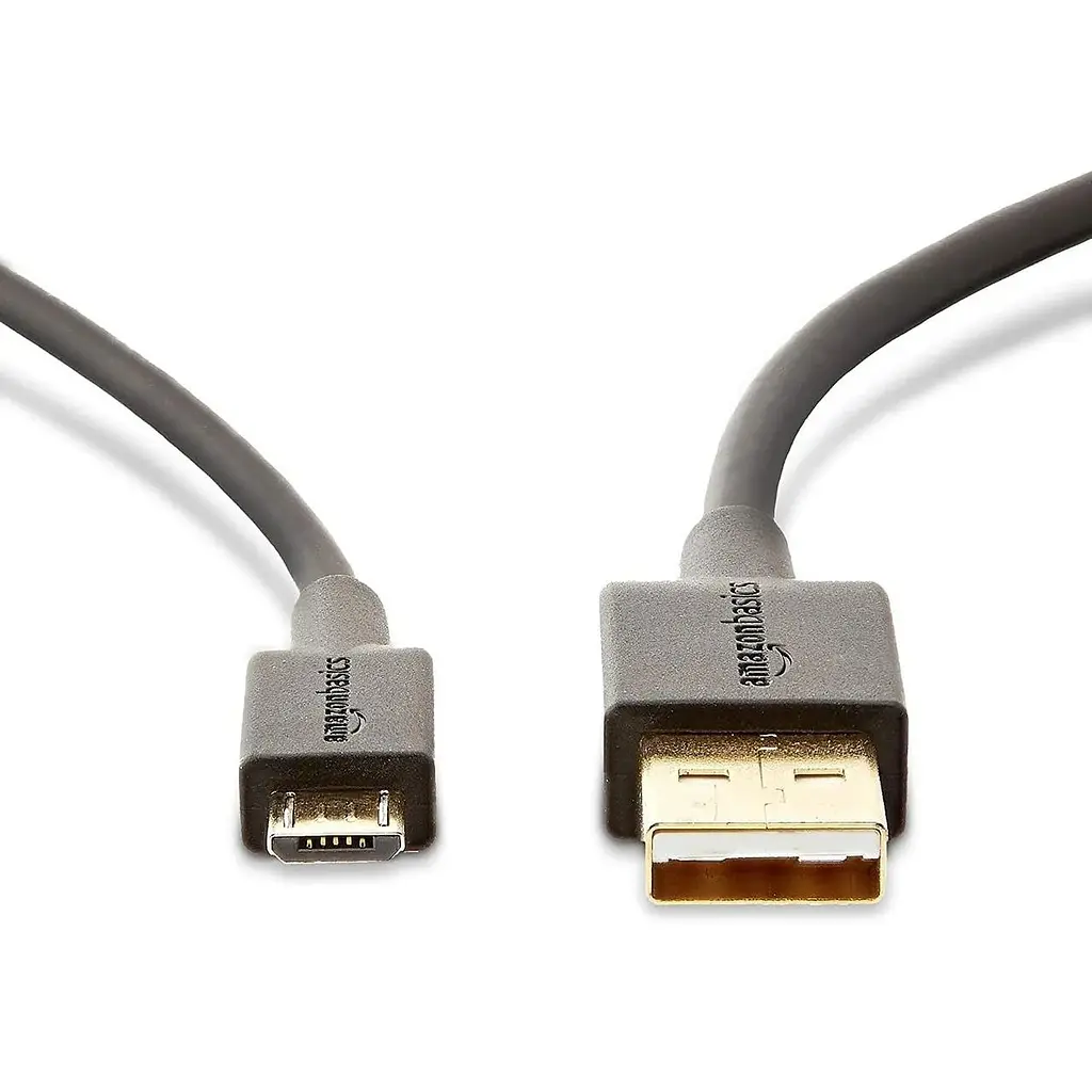 Кабель Amazon Basics USB 2.0 A Micro B 0.9 м чорний 3 шт. - фото 2